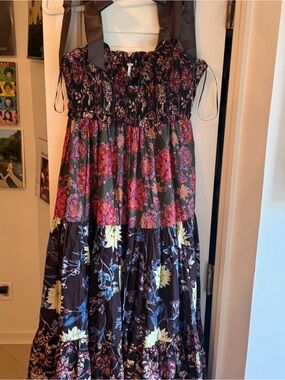 Free People blue bell maxi dress